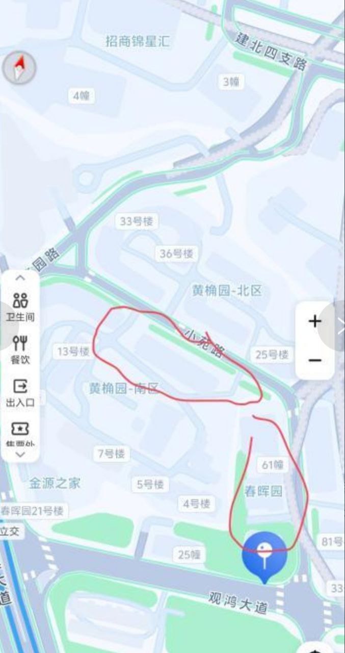 野水沟：导航爱尔眼科，那里旁边